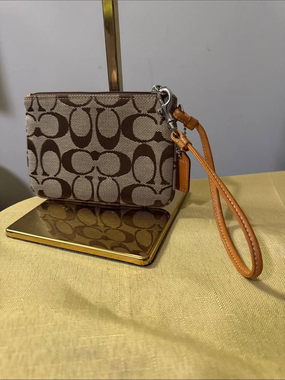 Coach wristlet signature